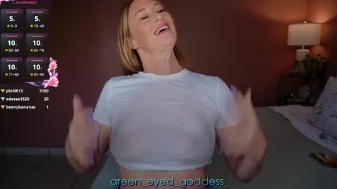 Green Eyed Goddess online show from May 2026 10:07:01 PM
