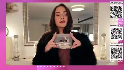 Hannah James online show from June 2026 03:21:02 PM