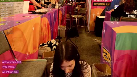 Snapshot of harliequinnx chatting on December 2024 06:17:02 PM Harliequinnx - Schedule Below Exxxotica DC Dec 6-8th online show from December 2024 06:17:02 PM