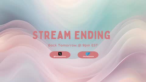 Snapshot of harliequinnx chatting on December 2024 06:25:01 PM Harliequinnx - Schedule Below Exxxotica DC Dec 6-8th online show from December 2024 06:25:01 PM