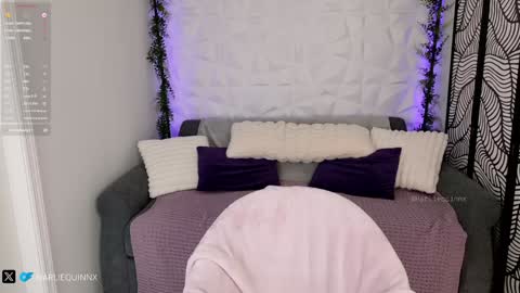 Snapshot of harliequinnx chatting on January 2025 03:07:01 PM Harliequinnx - Schedule Below Exxxotica DC Dec 6-8th online show from January 2025 03:07:01 PM