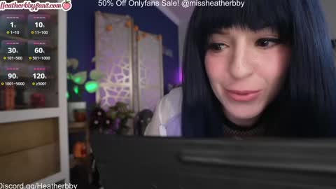 Snapshot of heatherbby chatting on October 2025 10:47:01 PM Heather online show from October 2025 10:47:01 PM