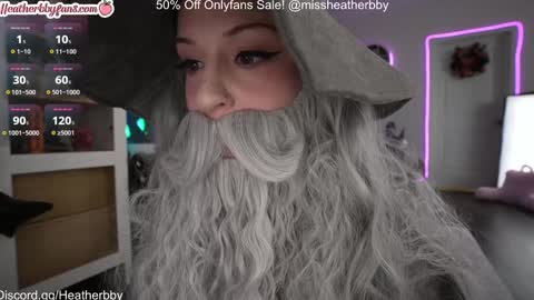 Snapshot of heatherbby chatting on October 2025 10:55:01 PM Heather online show from October 2025 10:55:01 PM