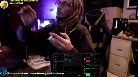 Snapshot of honeyand_thebear chatting on December 2024 01:06:01 PM Honey and Bear online show from December 2024 01:06:01 PM