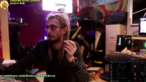 Snapshot of honeyand_thebear chatting on December 2024 07:32:01 PM Honey and Bear online show from December 2024 07:32:01 PM