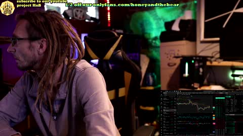 Snapshot of honeyand_thebear chatting on January 2025 01:07:01 PM Honey and Bear online show from January 2025 01:07:01 PM