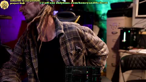 Snapshot of honeyand_thebear chatting on February 2025 01:11:02 PM Honey and Bear online show from February 2025 01:11:02 PM