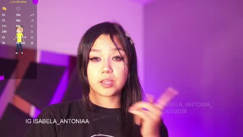 Snapshot of isabela_antonia_ chatting on March 2026 07:03:02 AM online show from March 2026 07:03:02 AM