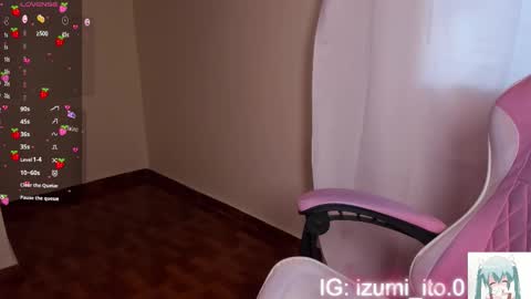 Snapshot of izumi_it0 chatting on March 2026 07:28:01 PM Hi dont forget to follow me on Instagram so you can hear from me when Im not online. online show from March 2026 07:28:01 PM