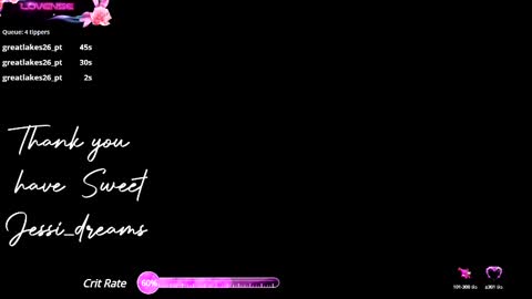Snapshot of jessi_dreams chatting on March 2025 06:58:01 AM Jessica Gomez online show from March 2025 06:58:01 AM