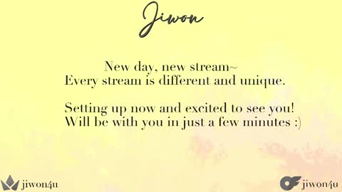 Snapshot of jiwon4u chatting on February 2025 12:25:02 PM Jiwon online show from February 2025 12:25:02 PM