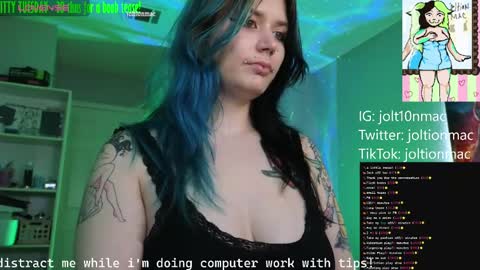 Snapshot of joltionmac chatting on December 2024 08:06:02 PM JoltionMac JJ online show from December 2024 08:06:02 PM