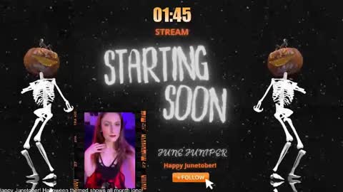 June Juniper online show from October 2025 11:24:02 PM