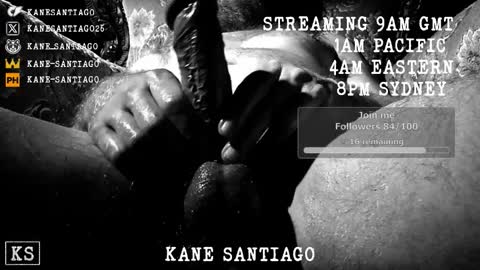 Kane Santiago online show from March 2026 11:42:01 PM