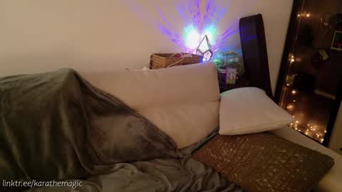 Snapshot of karathemagic chatting on February 2025 08:55:01 AM I am here around 5am GMT karathemagic online show from February 2025 08:55:01 AM