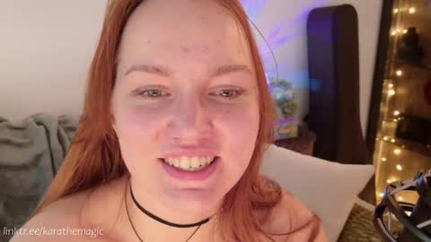 Snapshot of karathemagic chatting on February 2025 07:05:01 AM I am here around 5am GMT karathemagic online show from February 2025 07:05:01 AM