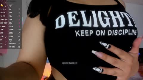 Snapshot of karla__1 chatting on January 2025 03:15:02 AM Ill be on at sunday see u Lynn Could u help me to reach 100 Thmbs upp plssss Independent girl 3 online show from January 2025 03:15:02 AM