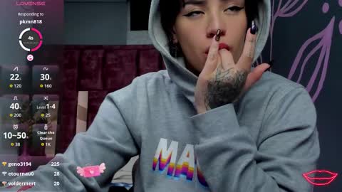 Snapshot of kiara_fox__ chatting on February 2026 08:02:01 AM KIARA FOX online show from February 2026 08:02:01 AM