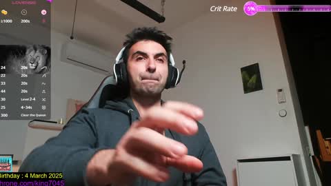 Snapshot of king7045 chatting on February 2025 12:51:01 AM king7045 online show from February 2025 12:51:01 AM