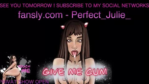  MY NAME IS JULIA  TO SEE MORE 18 CONTENT YOU CAN SUBSCRIBE TO  FANSLY -  online show from February 2026 07:51:01 AM
