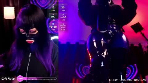 Snapshot of latexrubydoll chatting on March 2026 02:29:01 AM Latex Ruby online show from March 2026 02:29:01 AM