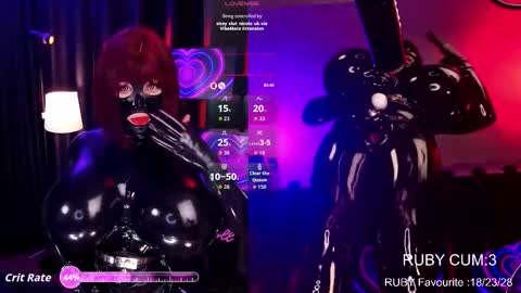 Snapshot of latexrubydoll chatting on March 2026 02:06:02 AM Latex Ruby online show from March 2026 02:06:02 AM