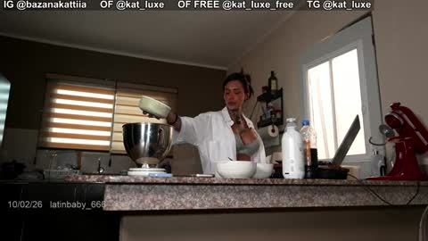 Snapshot of latinbaby_666 chatting on February 2026 11:00:01 PM Kattiia INSTAGRAM bazanakattiia If you like my show give me a like please I LOVE YOU online show from February 2026 11:00:01 PM