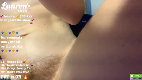 Snapshot of laurenipsumsit chatting on January 2025 06:52:02 AM Lauren online show from January 2025 06:52:02 AM