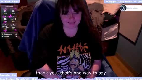 Snapshot of lavendermei chatting on February 2026 02:16:01 AM LavenderMei online show from February 2026 02:16:01 AM