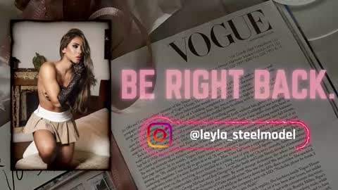 Snapshot of leyla_steel chatting on March 2026 12:16:01 PM INSTA leylasteel model online show from March 2026 12:16:01 PM