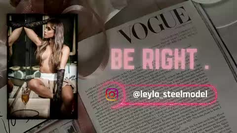 Snapshot of leyla_steel chatting on April 2026 11:55:01 AM INSTA leylasteel model online show from April 2026 11:55:01 AM