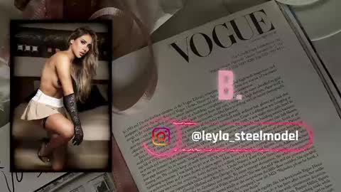 Snapshot of leyla_steel chatting on April 2026 04:26:02 PM INSTA leylasteel model online show from April 2026 04:26:02 PM