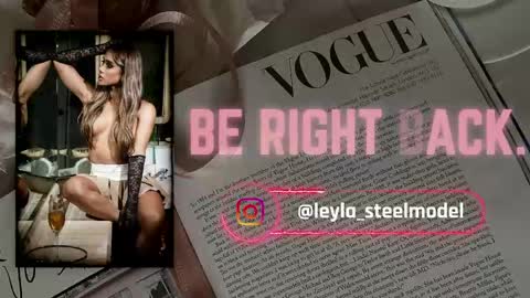 Snapshot of leyla_steel chatting on April 2026 12:05:02 PM INSTA leylasteel model online show from April 2026 12:05:02 PM