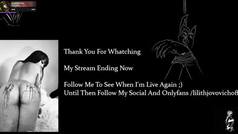 Snapshot of lilith_jovovich chatting on January 2025 06:06:01 AM online show from January 2025 06:06:01 AM