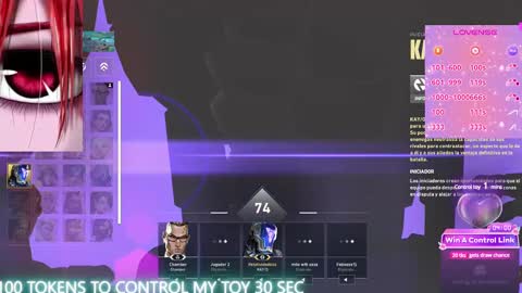 Snapshot of linddamortt chatting on March 2025 01:26:02 AM CatalinaANIDEA online show from March 2025 01:26:02 AM