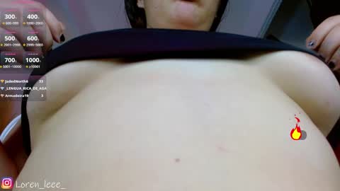 Snapshot of loren_leee chatting on March 2025 12:07:01 AM Loren online show from March 2025 12:07:01 AM