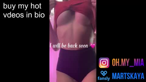 Snapshot of mia4sin chatting on December 2024 08:20:01 AM Mia Martskaya online show from December 2024 08:20:01 AM