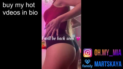 Snapshot of mia4sin chatting on December 2024 06:31:01 AM Mia Martskaya online show from December 2024 06:31:01 AM