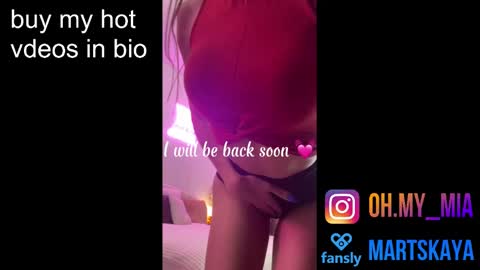 Snapshot of mia4sin chatting on January 2025 06:09:01 AM Mia Martskaya online show from January 2025 06:09:01 AM