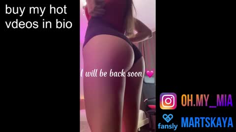 Snapshot of mia4sin chatting on January 2025 09:49:02 AM Mia Martskaya online show from January 2025 09:49:02 AM