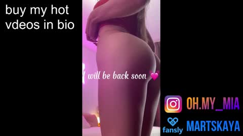 Snapshot of mia4sin chatting on February 2025 09:05:01 AM Mia Martskaya online show from February 2025 09:05:01 AM