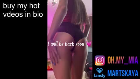 Snapshot of mia4sin chatting on February 2025 07:56:02 AM Mia Martskaya online show from February 2025 07:56:02 AM