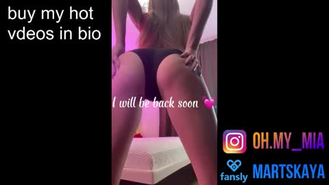 Snapshot of mia4sin chatting on September 2025 09:31:02 AM Mia Martskaya online show from September 2025 09:31:02 AM