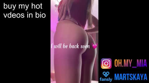 Snapshot of mia4sin chatting on September 2025 01:23:01 PM Mia Martskaya online show from September 2025 01:23:01 PM