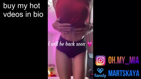 Snapshot of mia4sin chatting on September 2025 09:46:02 AM Mia Martskaya online show from September 2025 09:46:02 AM