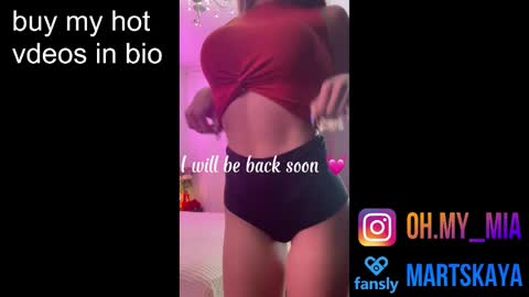 Snapshot of mia4sin chatting on October 2025 08:34:02 AM Mia Martskaya online show from October 2025 08:34:02 AM