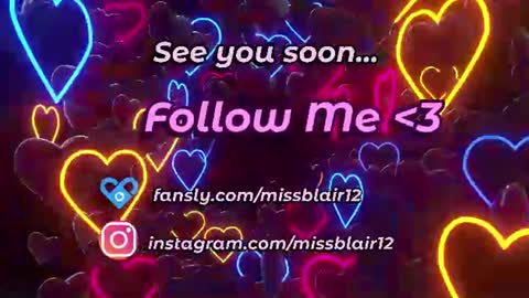 MissBlair online show from July 2026 04:19:01 AM