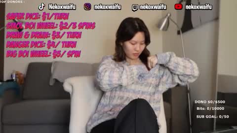 Snapshot of nekoxwaifu chatting on March 2026 05:17:01 PM nekoxwaifu online show from March 2026 05:17:01 PM