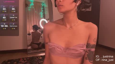 Snapshot of nina_just chatting on January 2025 12:52:02 AM Nina. online show from January 2025 12:52:02 AM