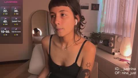 Snapshot of nina_just chatting on January 2025 09:34:01 PM Nina. online show from January 2025 09:34:01 PM